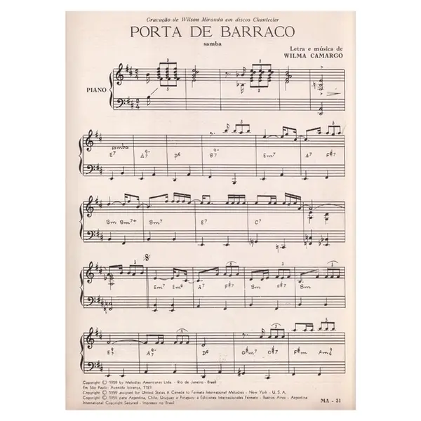 Porta de Barraco - Samba