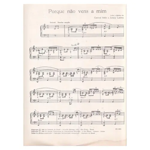 Porque não vens a mim
