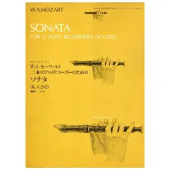 Sonata for 2 alto recorders KV 292