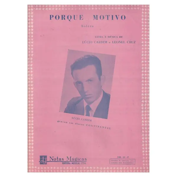 Porque Motivo  - Bolero  (Edição Antiga)