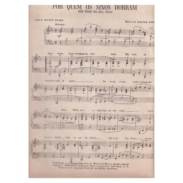 Por Quem Os Sinos Dobram  (Edição Antiga)
