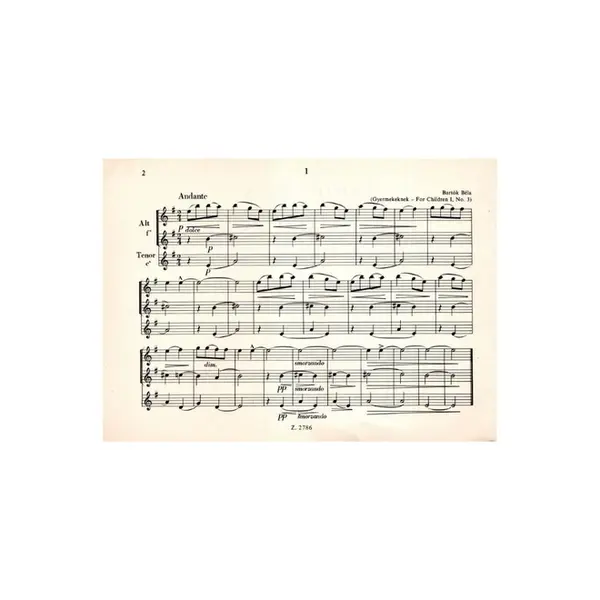 Recorder Music (Furulyamuzsika) Vol.1