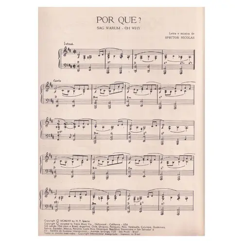Por Que?  (Edição Antiga)