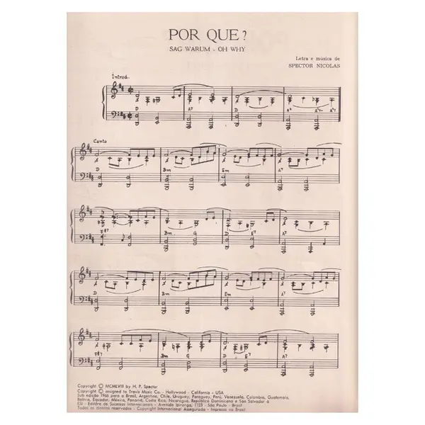Por Que?  (Edição Antiga)