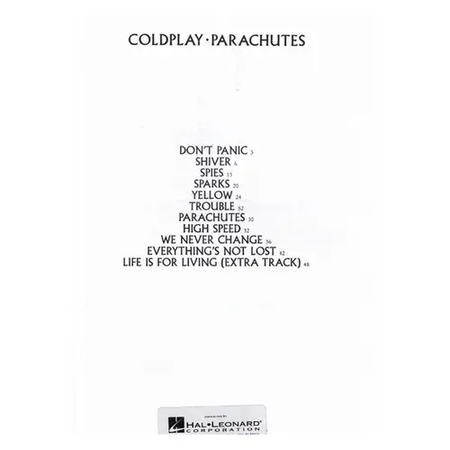 Parachutes - Coldplay