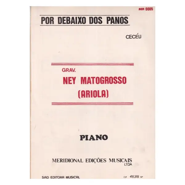 Por Debaixo dos Panos
