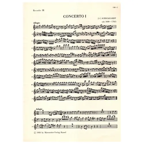 Concerti I, II e III