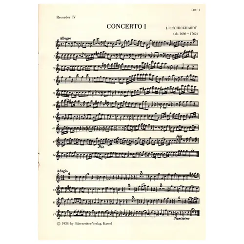 Concerti I, II e III