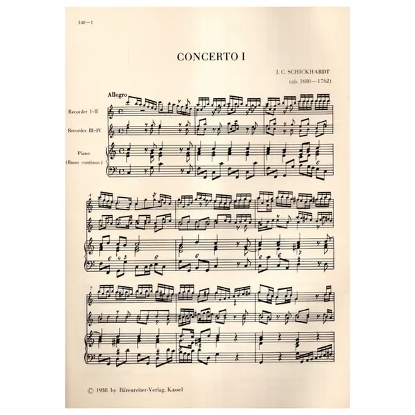 Concerti I, II e III
