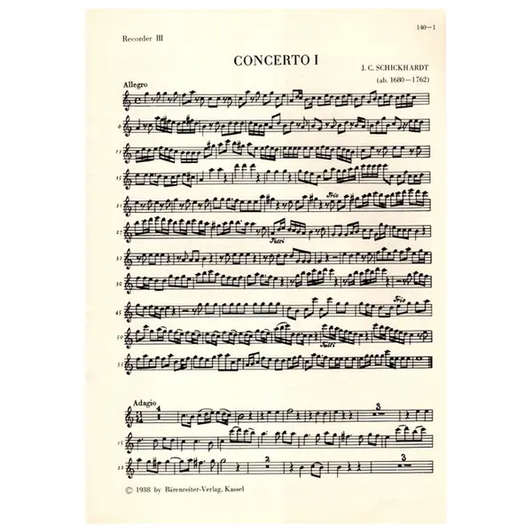 Concerti I, II e III