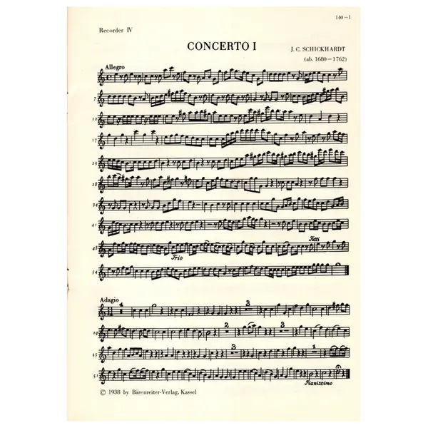Concerti I, II e III