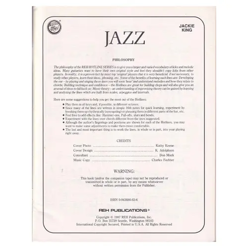 Reh Hotline Series Jazz - SEM K7