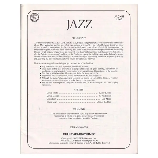 Reh Hotline Series Jazz - SEM K7