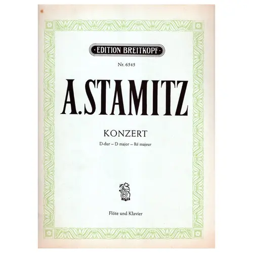 Konzert D-Dur Para Flauta