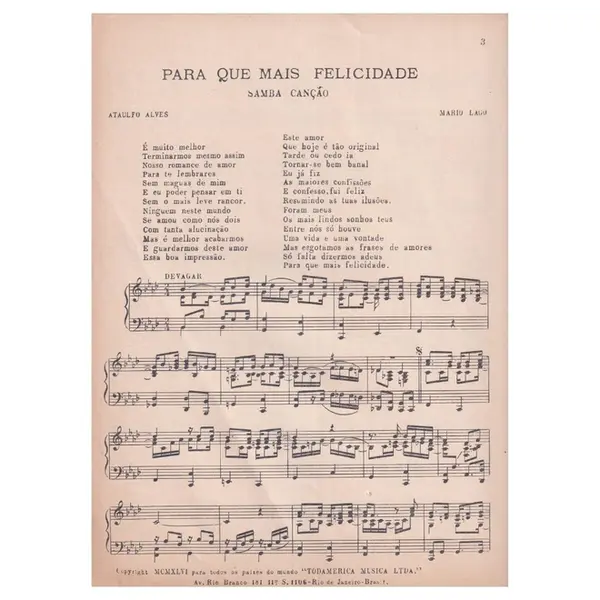 P'ra que mais Felicidade
