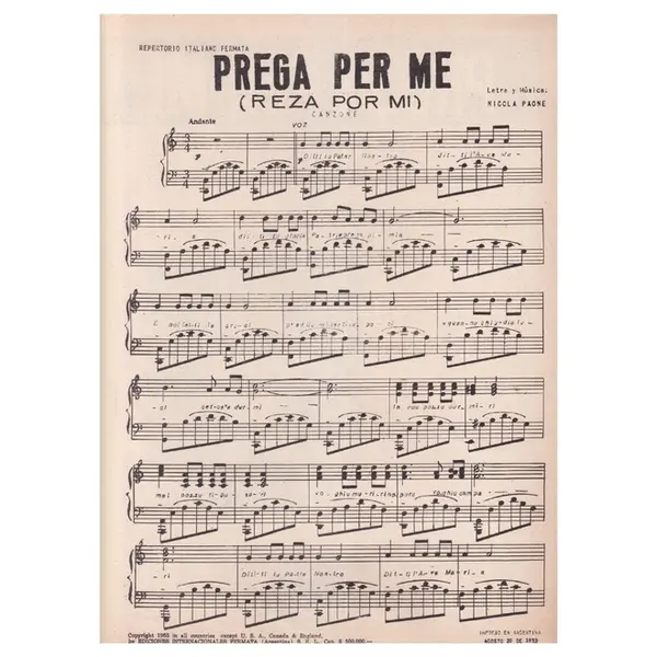 Prega per me (Reza por mi)