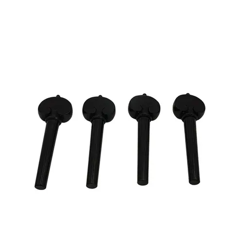 Cravelha para cello ébano coração com anel negro LM