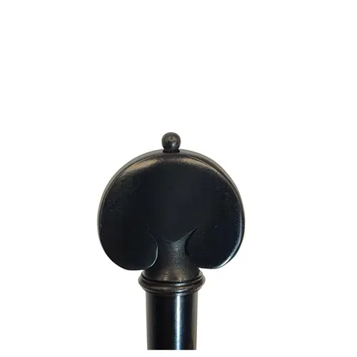 Cravelha para cello ébano coração com anel negro LM