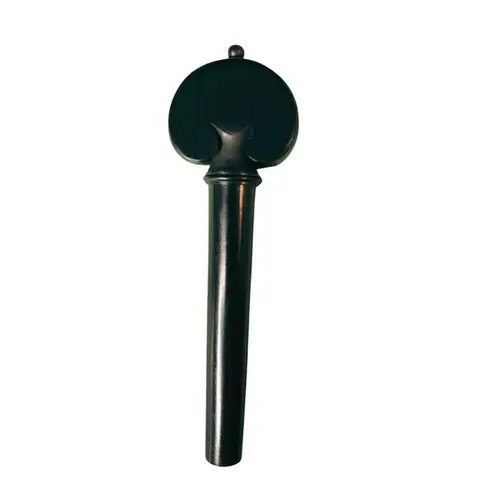 Cravelha para cello ébano coração com anel negro LM