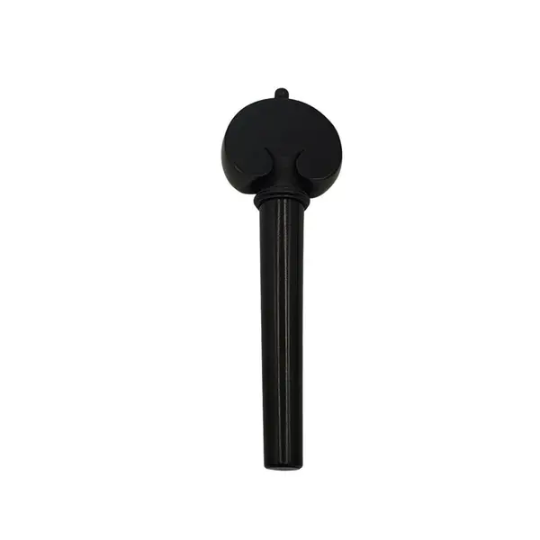 Cravelha para cello ébano coração com anel negro LM