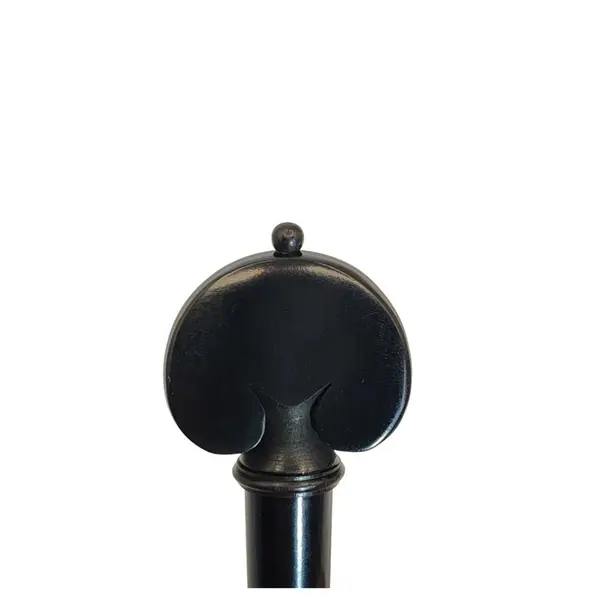Cravelha para cello ébano coração com anel negro LM