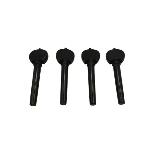 Cravelha para cello ébano barroca colar negro LM