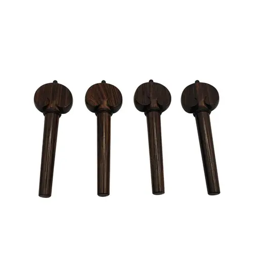 Cravelha para cello jacarandá indiano coração anel negro LM