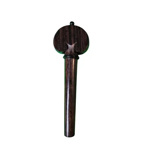 Cravelha para cello jacarandá indiano coração anel negro LM