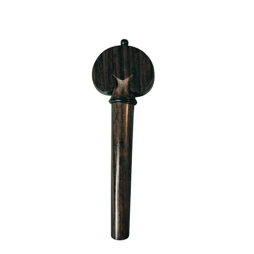 Cravelha para cello jacarandá indiano coração anel negro LM