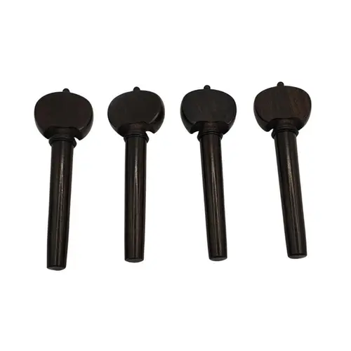 Cravelha para cello jacarandá indiano barroca anel negro LM