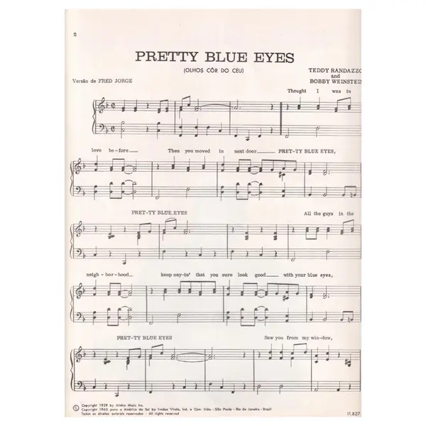 Pretty Blue Eyes(Olhos Côr do Céu)