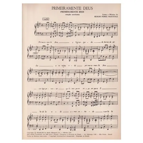 Primeiramente Deus (Primeiramente Dios)