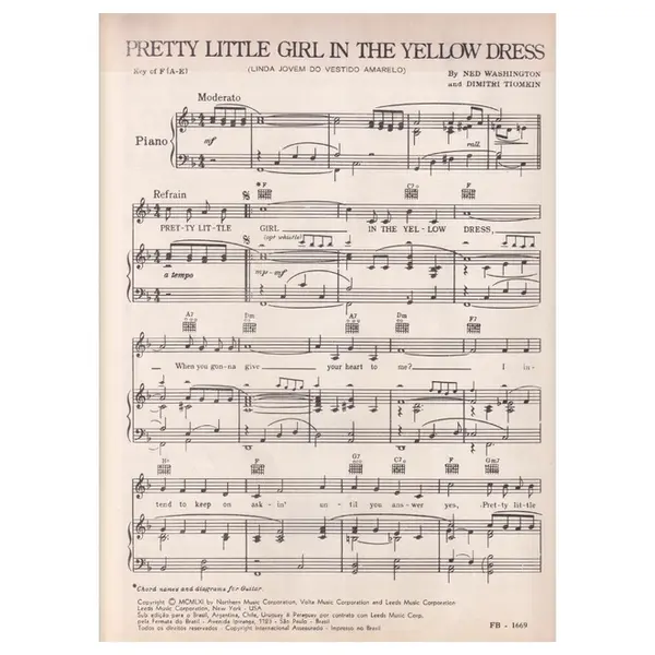 Pretty Little Girl In The Yellow Dress