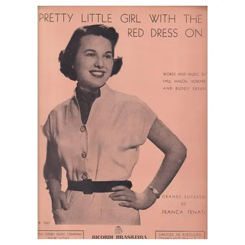 Pretty Little Girl With The Red Dress On
