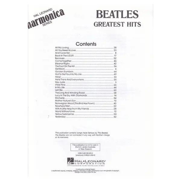 Beatles Greatest Hits - Edição Antiga