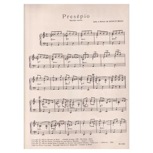 Presépio - Marcha Rancho