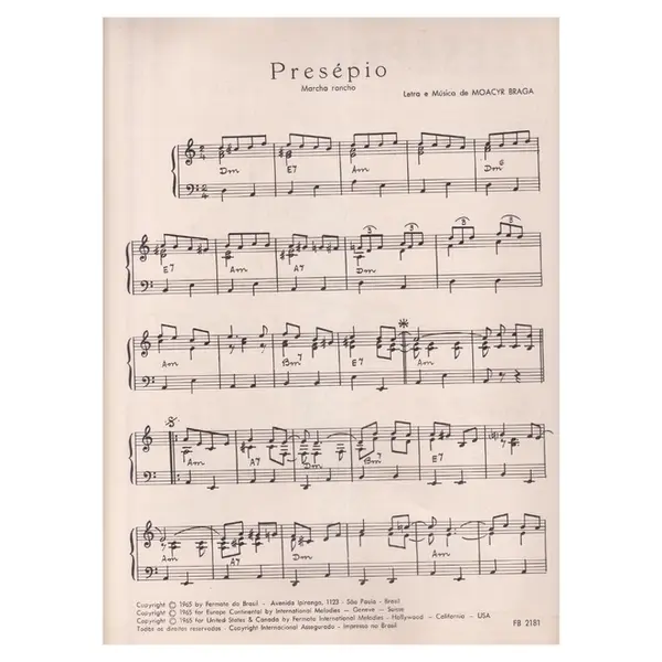 Presépio - Marcha Rancho