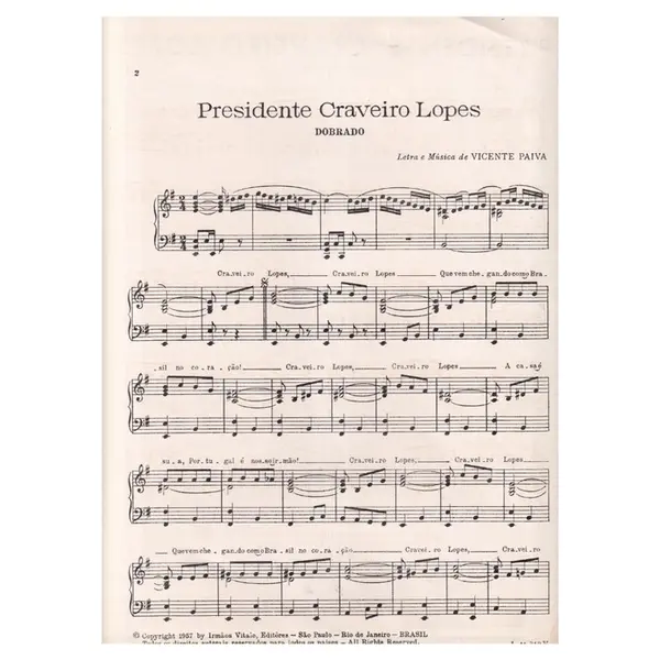 Presidente Craveiro Lopes - Dobrado