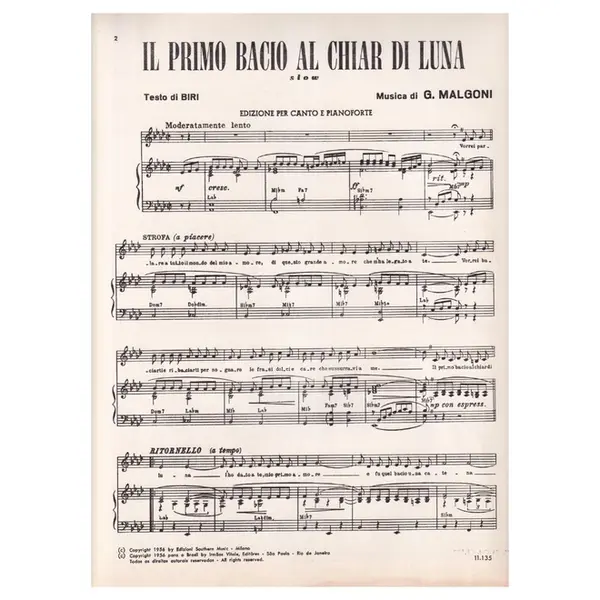 Il Primo Bacio Al Chiar Di Luna - Slow