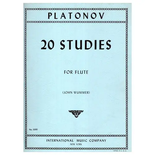 20 Studies for flute