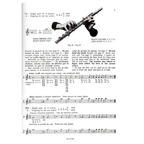 La Flute Traversiere -Vol.1 Debutants - Beginners