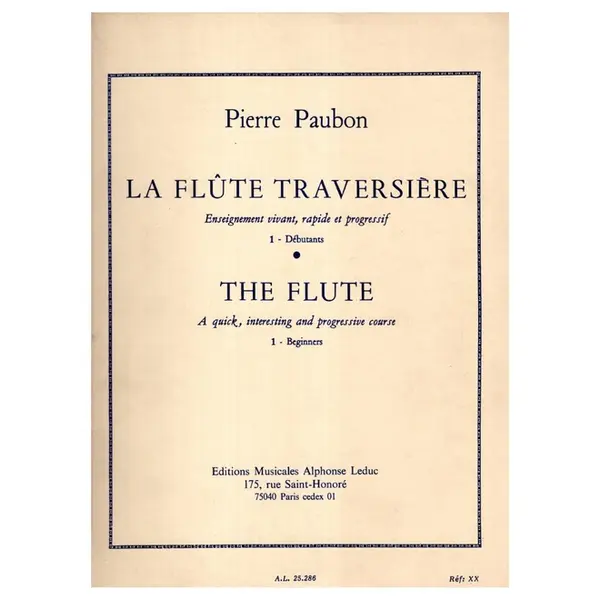 La Flute Traversiere -Vol.1 Debutants - Beginners