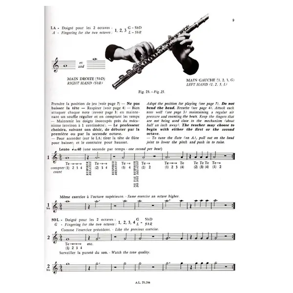 La Flute Traversiere -Vol.1 Debutants - Beginners