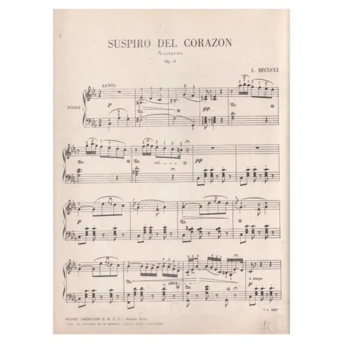 Suspiro Del Corazon (Nocturno - Op.6