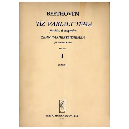 Zehn Variierte Themen  (Tiz Varialt Tema) Op.107 vol.I
