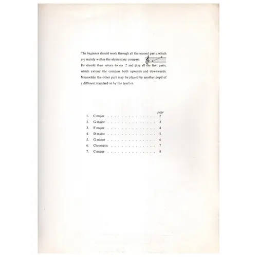 Graded Study - Duets for two flutes