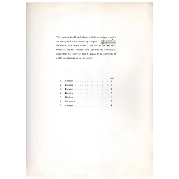 Graded Study - Duets for two flutes