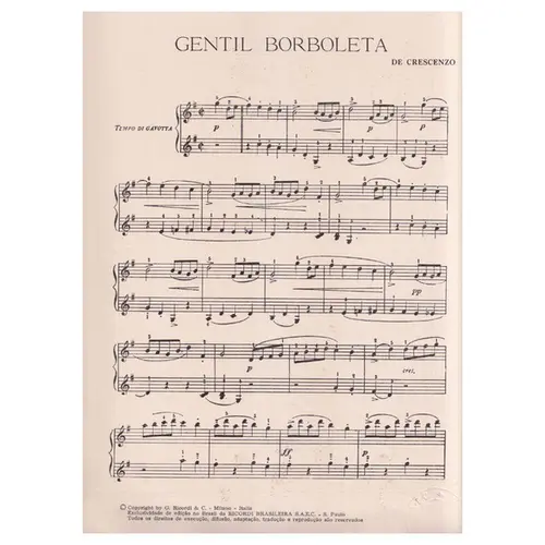 Gentil Borboleta  (Gavota)