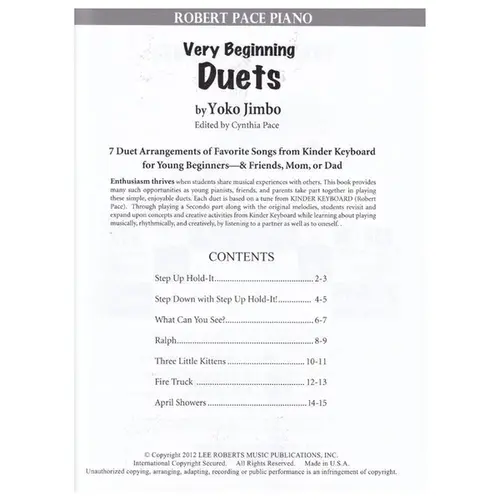 Very Beginning Duets
