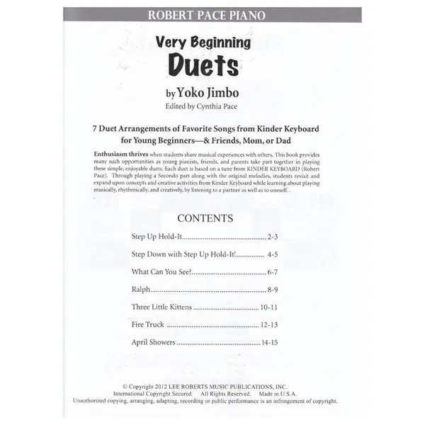 Very Beginning Duets